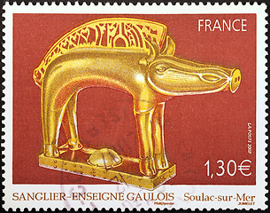 Image showing Brass Boar Stamp