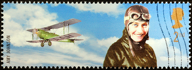 Image showing Amy Johnson Stamp