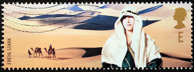 Image showing Freya Stark Stamp