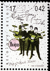 Image showing Beatles Stamp