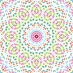 Image showing Abstract color pattern on white