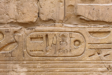 Image showing Ancient egypt hieroglyphs