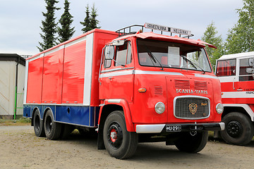 Image showing Classic Scania Vabis LBS76 Trailer Truck 