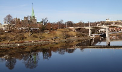 Image showing Trondheim in March