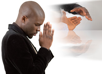 Image showing Praying for Peace
