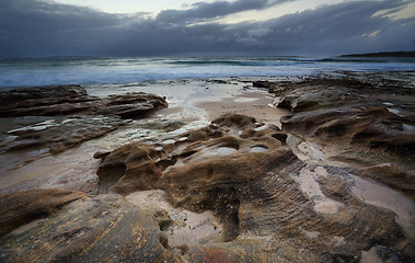 Image showing Storm over ocean