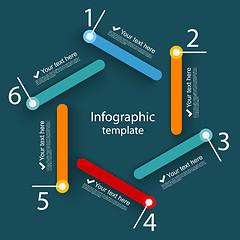 Image showing Infographic template