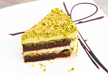 Image showing Pistachio cake.