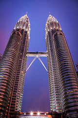 Image showing The Petronas Towers, Kuala Lumpur