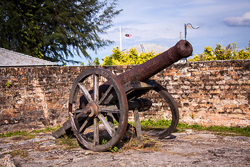 Image showing Old nineteenth century cannon