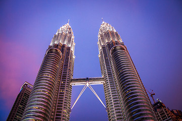 Image showing The Petronas Towers, Kuala Lumpur