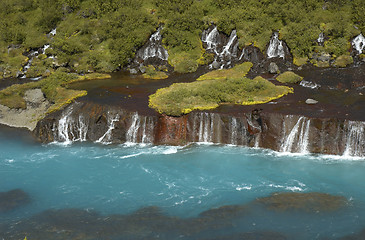 Image showing Hraunfossar