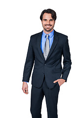 Image showing Confident relaxed business executive