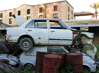 Image showing Car on car. Nicosia. Cyprus