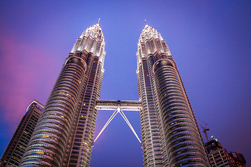 Image showing The Petronas Towers, Kuala Lumpur