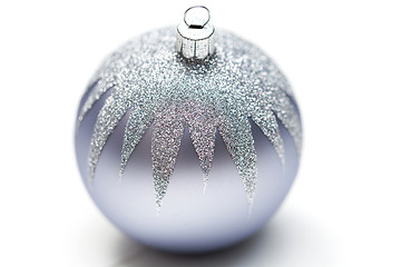 Image showing Glittery Christmas ornament ball
