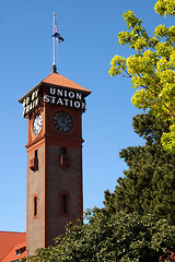 Image showing Union Station Portland Oregon Train Depot Architecture Downtown