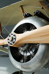 Image showing Sopwith Camel BiPlane Nose Cone Engine Propellor and Guns