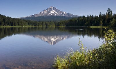 Image showing Mountain Lake America Stock Photo