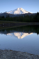 Image showing Mount Baker-Snoqualmie National Forest Baker Lakes Reflection