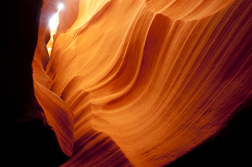 Image showing Slot Canyon Sandstone Rock Geology Desert Southwest Arizona USA