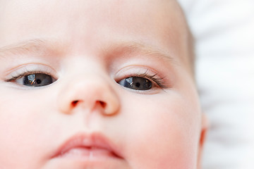 Image showing adorable baby close up