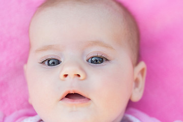 Image showing adorable baby close up