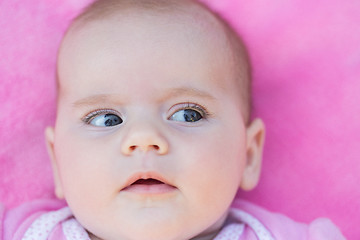 Image showing adorable baby close up