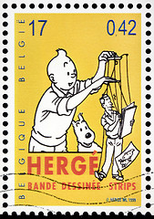 Image showing Tintin Stamp