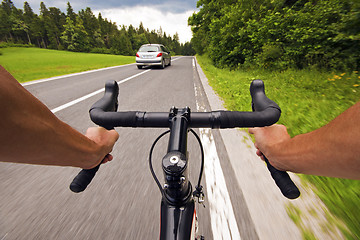 Image showing Road cycling