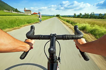 Image showing Road cycling