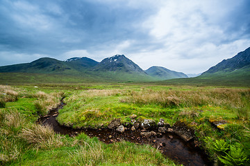 Image showing Beautiful Mountains of Glencoe