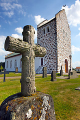 Image showing  historic Swedish church