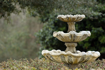 Image showing Garden fountain