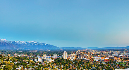 Image showing Salt Lake City overview