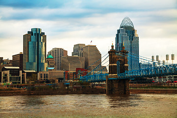 Image showing Cincinnati downtown overview 