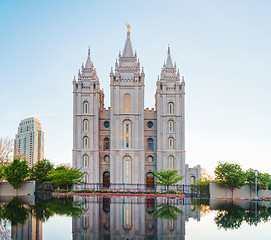 Image showing Mormons Temple in Salt Lake City, UT