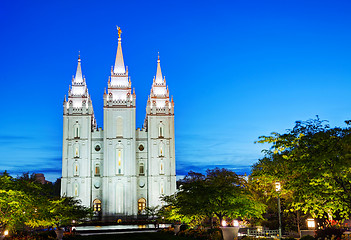 Image showing Mormons' Temple in Salt Lake City, UT