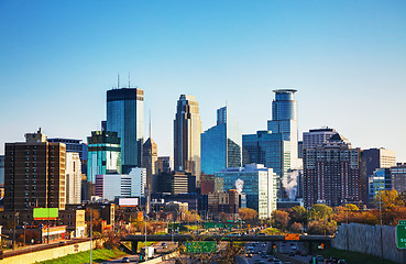 Image showing Downtown Minneapolis, Minnesota