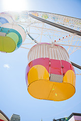 Image showing Colorful ferris wheel