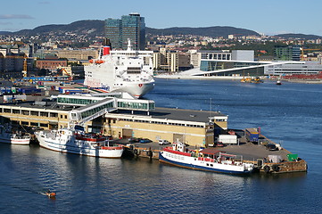 Image showing Bjørvika in Oslo