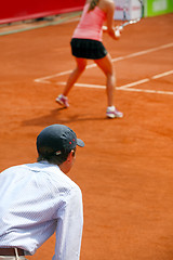 Image showing Tennis Line judge 