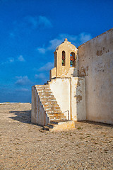 Image showing Church of Our Lady of Grace  at Sagres Fortress,Algarve, Portuga