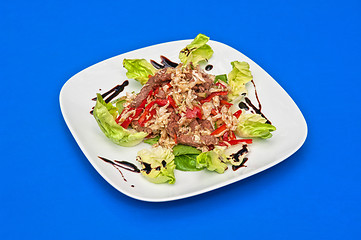 Image showing roast beef salad