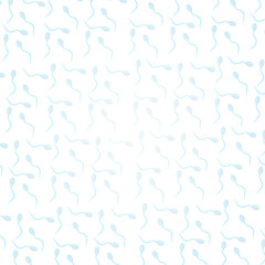 Image showing Seamless background for sperm