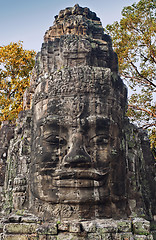 Image showing The Victory gate, Angkor Thom, Cambodia