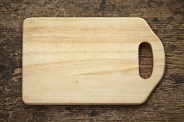 Image showing wooden cutting board