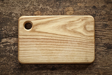 Image showing wooden cutting board