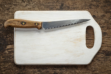 Image showing wooden cutting board