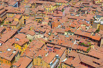 Image showing Aerial view of Bologna, Italy.